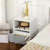 HOMCOM Nachttisch, Nachtschrank mit Schublade, Nachtkommode Produktbild-Vorschau 7