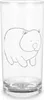 Mr. & Mrs. Panda Trinkglas Wombat 400 ml - Transparent - Produktbild-Vorschau 1