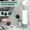 eluno Garniture de WC sur pied 4en1, brosse de WC, Voir les images du produit 5