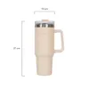 Thermobecher mit Strohhalm Edelstahl 1,18 Liter Beige Produktbild-Vorschau 7