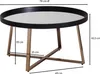 FineBuy Design Couchtisch Rund Ø 78 cm Dunkel-Gold mit Produktbild-Vorschau 2