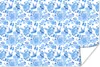 MuchoWow® Poster Blumen - Rosen - Blau - Muster 180x120 cm Produktbild-Vorschau 1