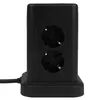 Huslog prolunga verticale con USB HUS1004, torre a 8 prese, Anteprima dell’immagine prodotto 4