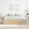 vidaXL Rám postele Sonoma dub 180x200 cm Náhľad obrázku produktu 3