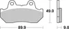 Brembo Bremsbeläge 07025 Carbon Ceramic mit Zulassung Produktbild-Vorschau 3