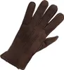 A brown leather glove on a white background. Produktbild-Vorschau