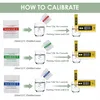 Instructions on how to calibrate a pH meter using calibration solutions. Produktbild-Vorschau