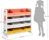 SONGMICS Detský regál, s 12 látkovými boxmi, organizér na Náhľad obrázku produktu 3