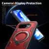 Dual Layer Hülle für Google Pixel 9A Metall Ring Ständer Produktbild-Vorschau 5