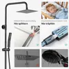 Auralum Duschsystem mit Umsteller,Regendusche Quadratisches Produktbild-Vorschau 13
