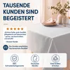 Leinen Tischdecke 90x90cm eckig weiss Produktbild-Vorschau 4