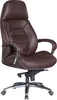 A brown leather office chair is shown against a white background. Produktbild-Vorschau