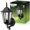 A product packaging box and a wall lamp are shown. Produktbild-Vorschau