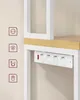 Close-up of a power strip mounted under a shelf, with icons on the left. Náhled obrázku produktu