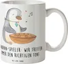 Mr. & Mrs. Panda Kaffeetasse Handpan Spieler - Weiß - Produktbild-Vorschau 1