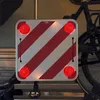 2x Warntafel Fahrradträger Rot Weiß Warnschild 50x50 cm 4x Produktbild-Vorschau 11