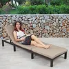Poly-Rattan Sonnenliege MCW-A51, Relaxliege Gartenliege Produktbild-Vorschau 2