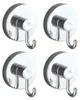 WENKO 4er Set Wand Haken ohne Bohren Bad Küchen Handtuch Produktbild-Vorschau 1