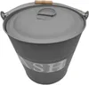 Relaxdays Ascheeimer 12 Liter Kohle Asche runde Aschetonne Produktbild-Vorschau 14