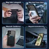 A collage of four images showing different MagSafe accessories for a smartphone. Produktbild-Vorschau