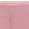 vidaXL Podnožka růžová 60x50x41 cm Velvet Náhled obrázku produktu 5