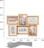 Cornice portafoto Natura per 6 foto marrone Anteprima dell’immagine prodotto 4
