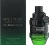 A product shot of Viktor & Rolf Spicebomb Night Vision Eau de Toilette for men, showing both the perfume bottle and its packaging. Produktbild-Vorschau