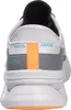 The back view of a gray Skechers sneaker. Voir les images du produit