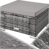 tectake® Rattan Sitzhocker Bitonto widerstandsfähig 53 x 53 Produktbild-Vorschau 7