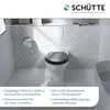 A toilet in a modern bathroom setting, with text describing its features. Náhled obrázku produktu