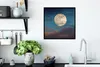 MuchoWow® Gerahmtes Poster Mond - Wolken - Nacht 40x40 cm - Produktbild-Vorschau 3