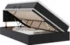 vidaXL Aufbewahrungsbett mit Matratze Schwarz 120 x 200 cm Produktbild-Vorschau 1