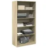 Kleiderschrank Sonoma-Eiche 100x50x200 cm Holzwerkstoff Produktbild-Vorschau 3