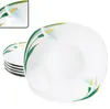 6x White Calla Suppenteller Porzellan 6 Personen floral Produktbild-Vorschau 1