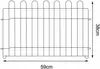 A wireframe diagram of a pet enclosure with dimensions indicated. Produktbild-Vorschau