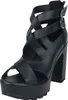 Black Premium by EMP Damen schwarze High Heels mit Riemen Produktbild-Vorschau 1