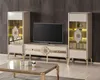 Garnitur Wohnzimmer TV Ständer Vitrinen Couchttisch 4tlg Produktbild-Vorschau 2