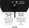 Oktaplex Präsenzmelder 360° IP65 Decken Bewegungsmelder Produktbild-Vorschau 3