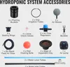 A collection of hydroponic system accessories laid out on a light gray background. Anteprima dell’immagine prodotto