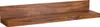 A wooden shelf against a white background. Voir les images du produit