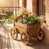 COSTWAY Blumenwagen Holz, Blumenständer mit 4 Produktbild-Vorschau 2