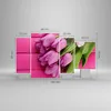 Bild auf Leinwand - Leinwandbild - Tulpen Blumenstrauß Produktbild-Vorschau 3