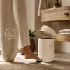 Relaxdays cosmetische prullenbak, 5 liter, retro-design, Productafbeelding-voorbeeld 3