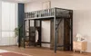 Letto a soppalco Sweiko in metallo 90 × 200 cm con design a Anteprima dell’immagine prodotto 6