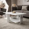 Couchtisch SAPHIRA SILVER mit Ablageboden, Silber Chrom / Produktbild-Vorschau 2