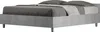 ITYHOME - Bett ohne Lattenrost 160x200 Zement Nuamo Produktbild-Vorschau 1