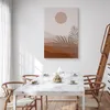Muralo Leinwandbild Canvas für Wohnzimmer PALMBLÄTTER Sonne Produktbild-Vorschau 4