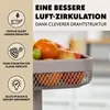 eluno ovocná mísa, hranatý dvoupatrový košík na chléb, Náhled obrázku produktu 6