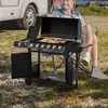 Gasgrill mit 7 Brennern, inkl. Thermometer, BBQ -Grill, Produktbild-Vorschau 3