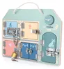 Mamabrum Montessori Busy Board Haus mit Schlössern – Produktbild-Vorschau 9